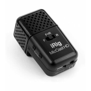 IK Multimedia iRig Mic Cast HD - Microfono digitale dual-side per voce