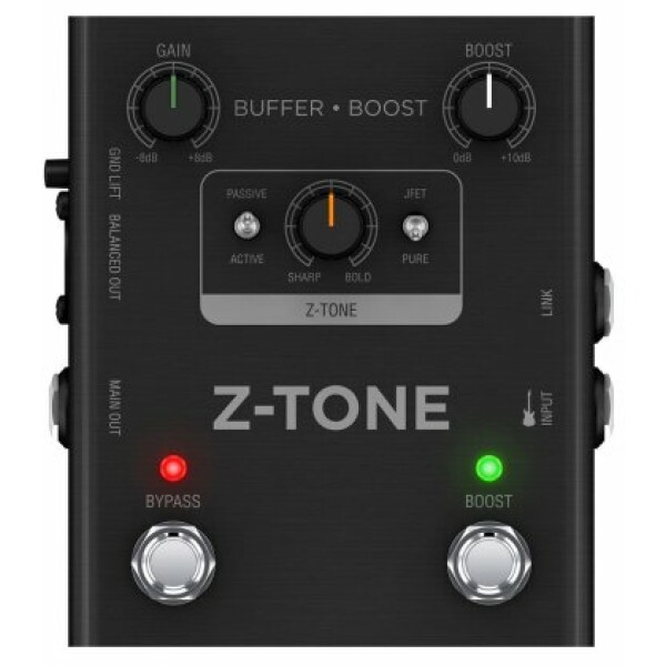 IK Multimedia Z-TONE Buffer Boost - Preamplificatore/DI/Buffer a pedale