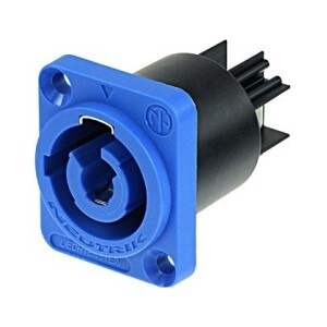 NEUTRIK NAC3MPA-1 POWERCON DA PANNELLO BLU