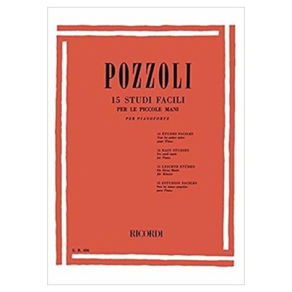 POZZOLI 15 STUDI FACILI PER PICCOLE MANI