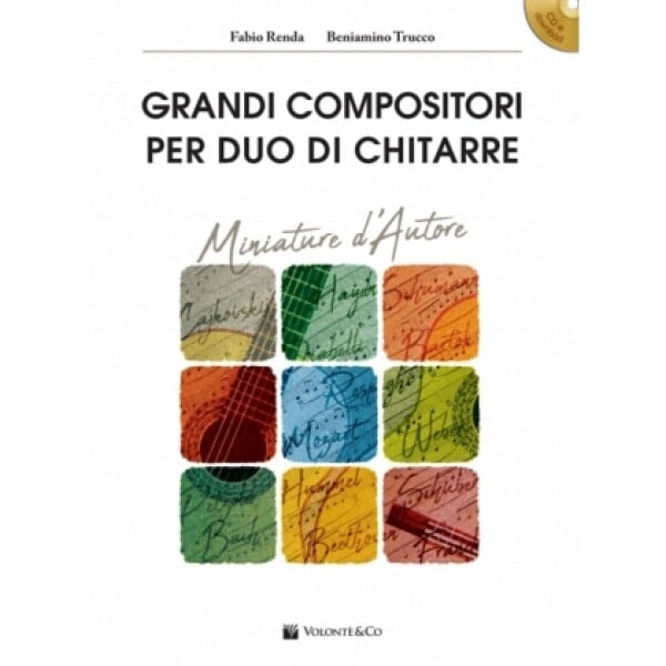 RENDA/TRUCCO GRANDI COMPOSITORI PER DUO DI CHITARRE + CD