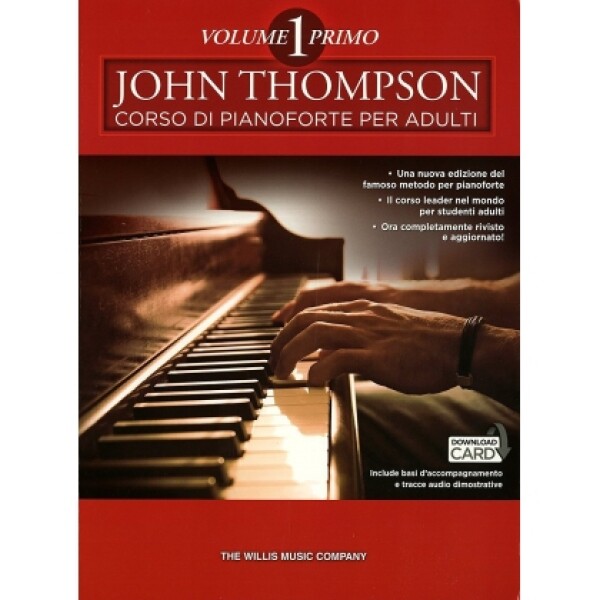 THOMPSON CORSO PIANO PER ADULTI VOLUME 1 + CD