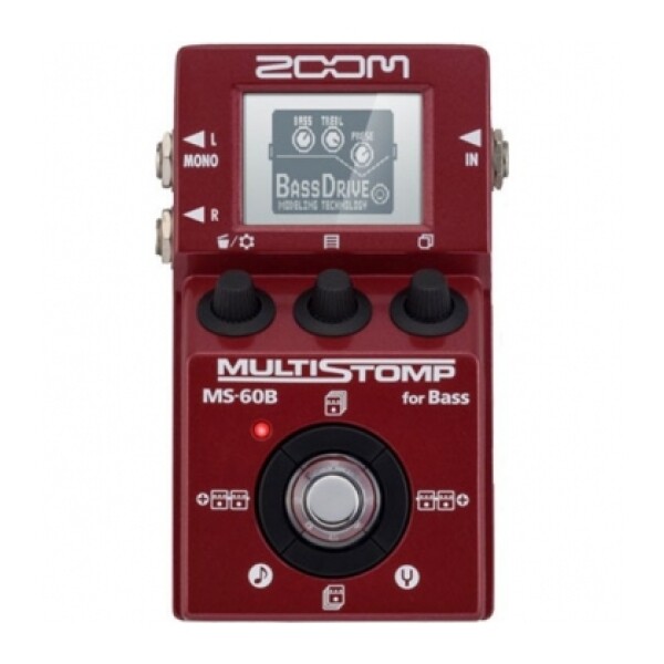 ZOOM MS-60B MULTISTOMP PEDALE MULTIEFFETTO X BASSO