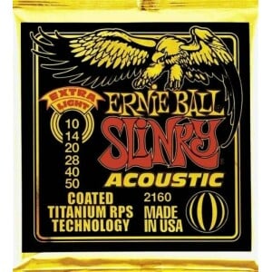 Ernie ball 2160 EXTRA LIGHT SLINKY ACOUSTIC 10/50 SET CORDE