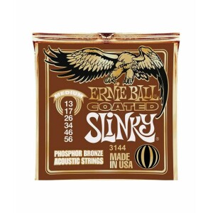 Ernie ball 3144 MEDIUM COATED SLINKY 13/56 SET CORDE