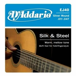 D'addario EJ40 SILK E STEEL SILVER WOUND 011/047