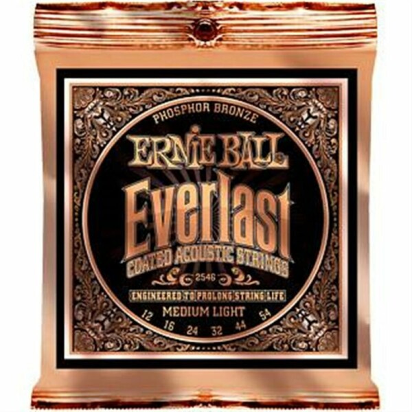 Ernie ball 2546 EVERLAST PHOSPHOR BRONZE MEDIUM LIGHT 12/54