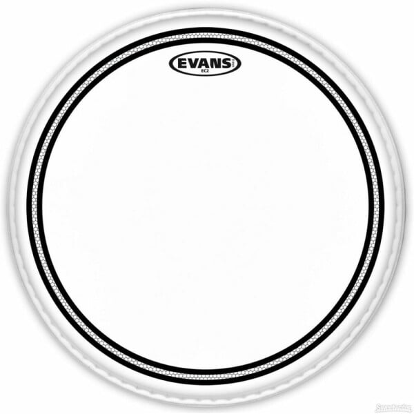 Evans 14'' EC2 PELLE TRASPARENTE