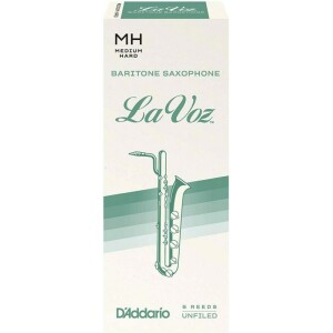 D'addario LA VOZ MEDIUM HARD BOX 5 ANCE BARITON SAX