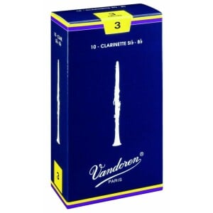 Vandoren BOX 10 ANCE TRADITIONAL 2 1/2 CLAR SIB