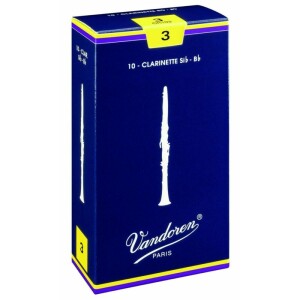 Vandoren BOX 10 ANCE TRADITIONAL 4 CLAR SIB