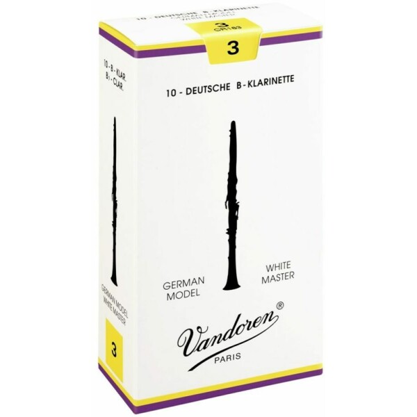 Vandoren BOX 10 ANCE WHITE MASTER 3 CLAR SIB