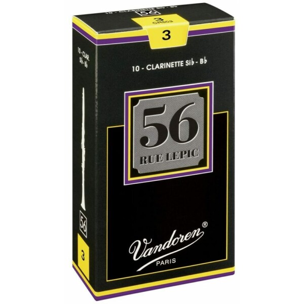 Vandoren BOX 10 ANCE 56RUE LEPIC 3 1/2+ CLAR SIB