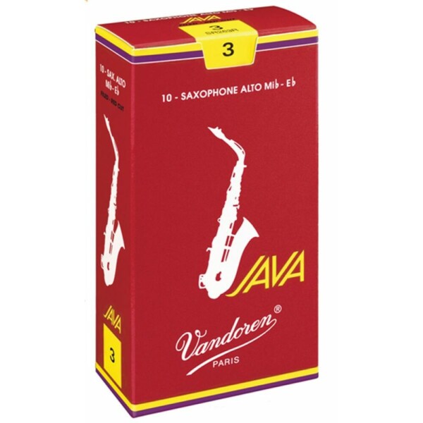 Vandoren BOX 10 ANCE JAVA RED 2 SAX ALTO
