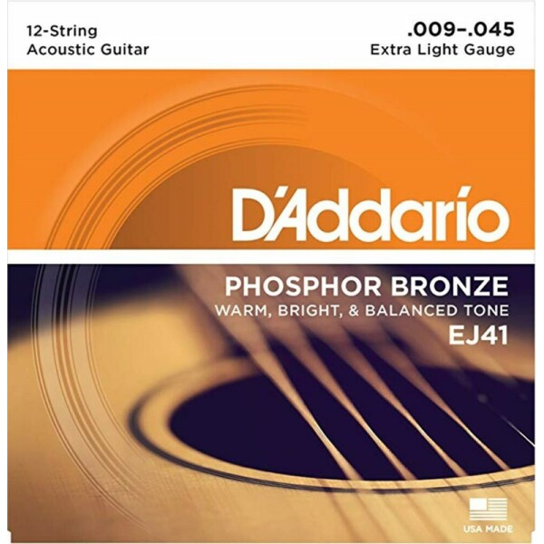 D'addario EJ41 EXTRA LIGHT SET 12 CORDE