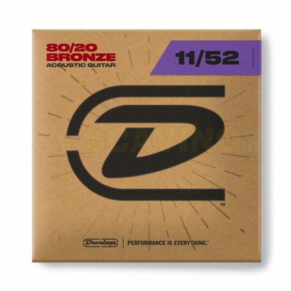 Dunlop DAB1152 Acoustic 80/20 Bronze