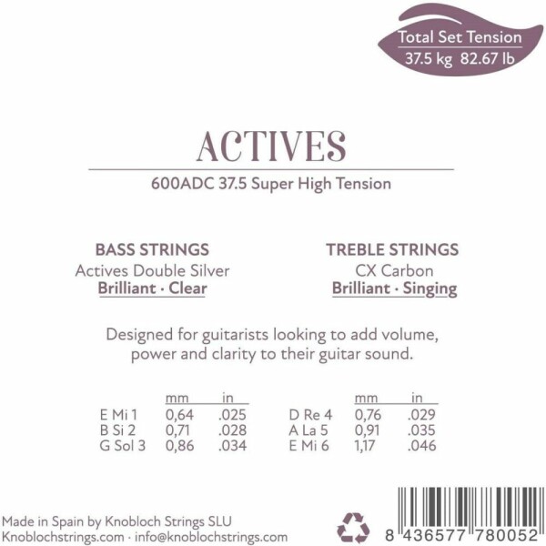 Knobloch 600ADC ACTIVES DS CX SUPER-HIGH CORDE CLASSICA