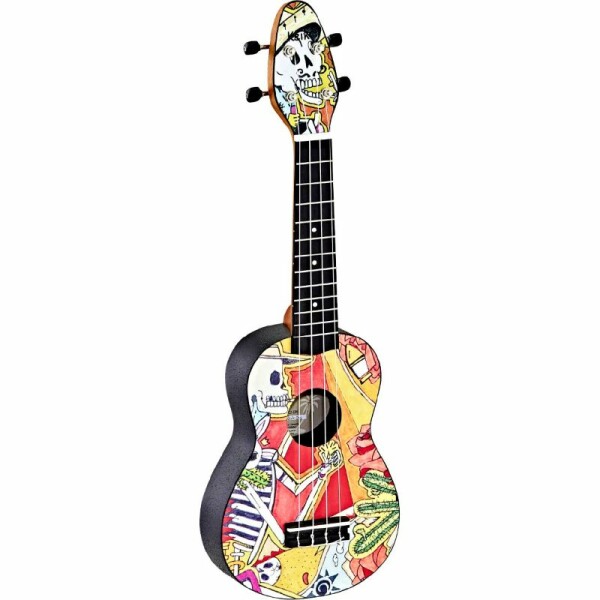 KEIKI K2-EM Ukulele Soprano El Muerto