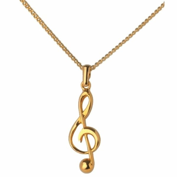 Chiave di violino con catenella