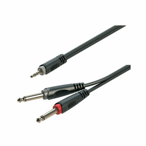 SOUNDSATION CAVO MINIJACK STEREO/2 JACK MONO 3MT
