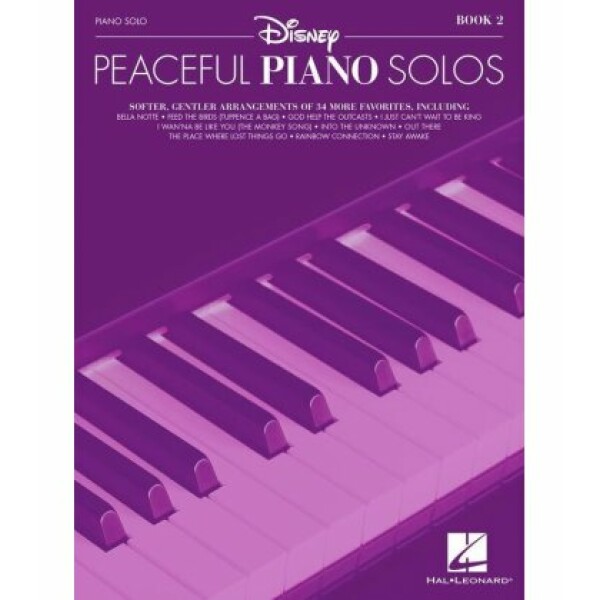 DISNEY PEACEFUL PIANO SOLOS - BOOK 2