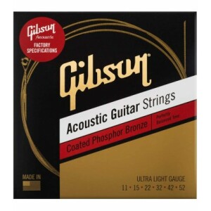 GIBSON SAG-CPB11 COATED PHOSPHOR BRONZE ACOUSTIC GUITAR STRINGS