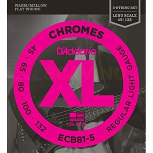 D'addario ECB81-5 Set Basso 5 corde Chromes 45-132