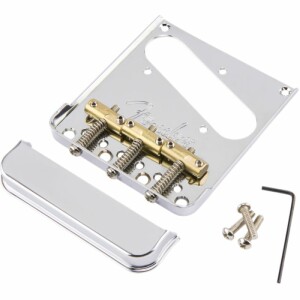 Fender American Professional Tele® 3-Saddle Bridge Assembly Bridge Assemblies and Components 0992005000