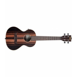 Kala KA-EBY-TE - Ukulele tenore Striped Ebony elettrificato - c/borsa