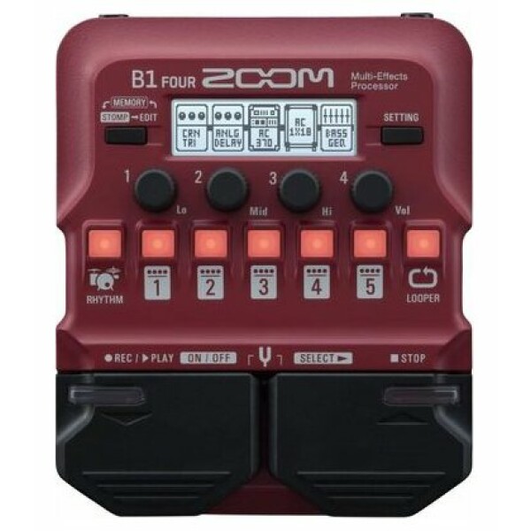 ZOOM B1 FOUR BASS EFFECT