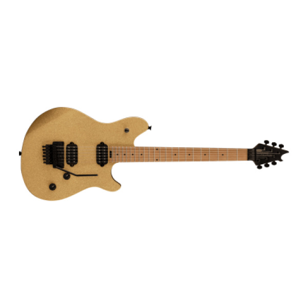 EVH WOLFGANG WG STD QM BAKED MAPLE GOLD SPARKLE
