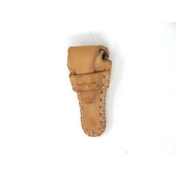 Omebaige AC09 PORTABOCCHINO CORNO FRANCESE IN PELLE CHIARA