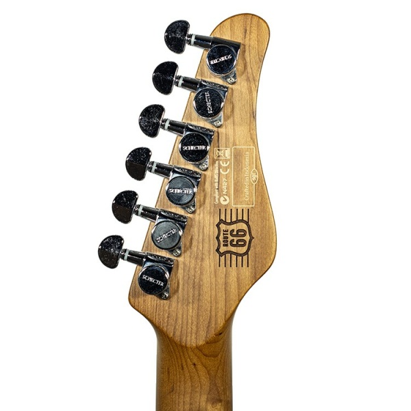 Schecter PT ROUTE 66 SAIN LOUIS LEFT AGED WHITE