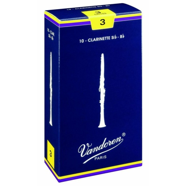 Vandoren BOX 10 ANCE TRADITIONAL 3 1/2 CLAR SIB
