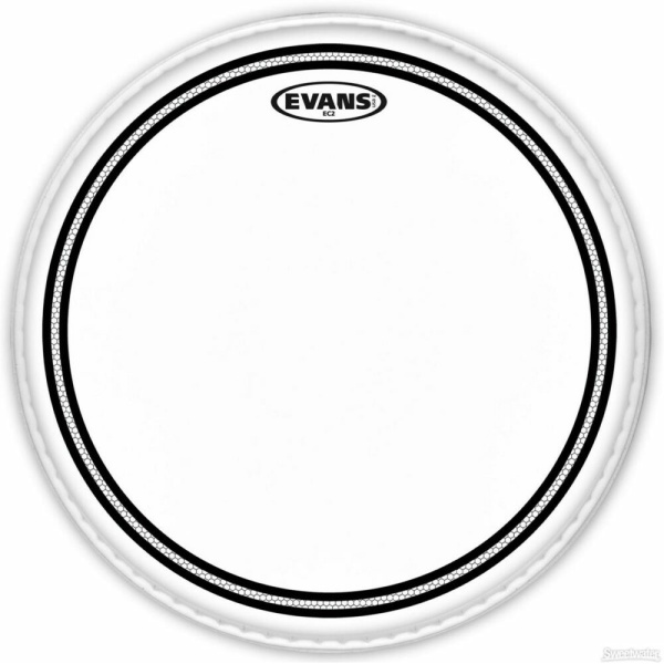Evans 12'' EC2 PELLE TRASPARENTE