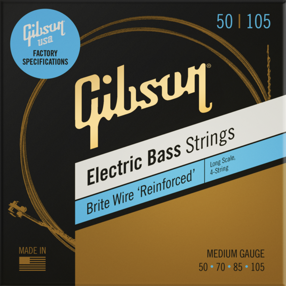 Gibson® SBG-LSM LONG SCALE 4 CORDE ROUNDWOUND