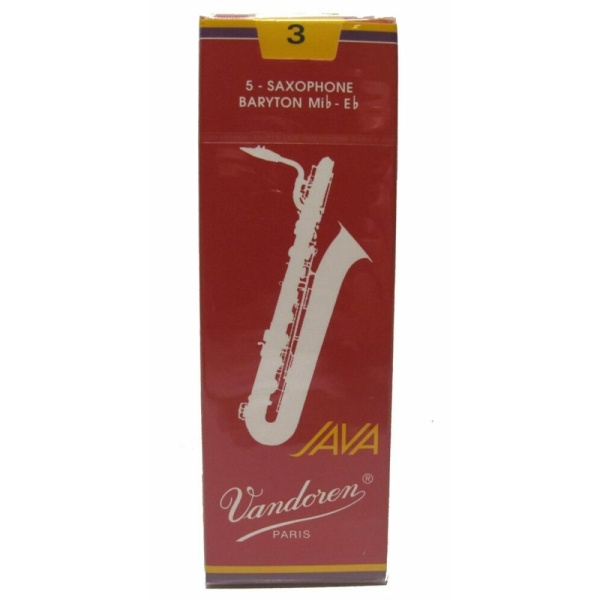 Vandoren BOX 5 ANCE JAVA RED 3 SAX BARITONO
