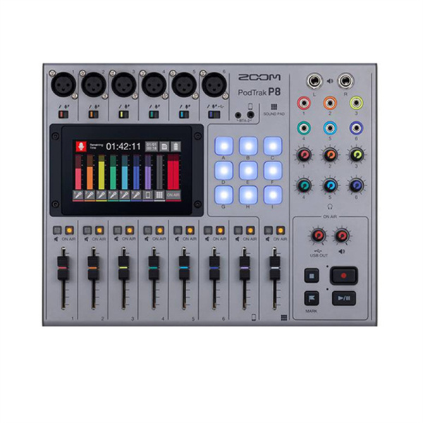 Zoom P8 PODTRACK REGISTRATORE MULTITRACCIA/MIXER PER PODCASTING