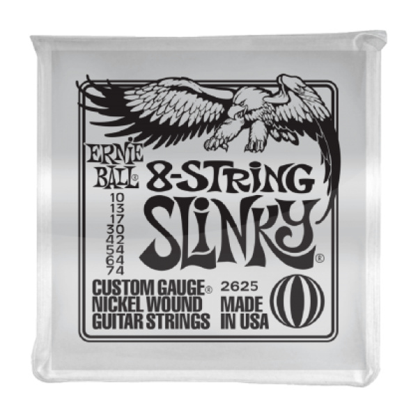 ERNIE BALL 2625 8 CORDE 10/74 SLINKY