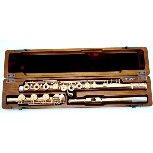 Miyazawa BR-7-14K REHO ALL ENGRAVED FLAUTO TRAVERSO USATO