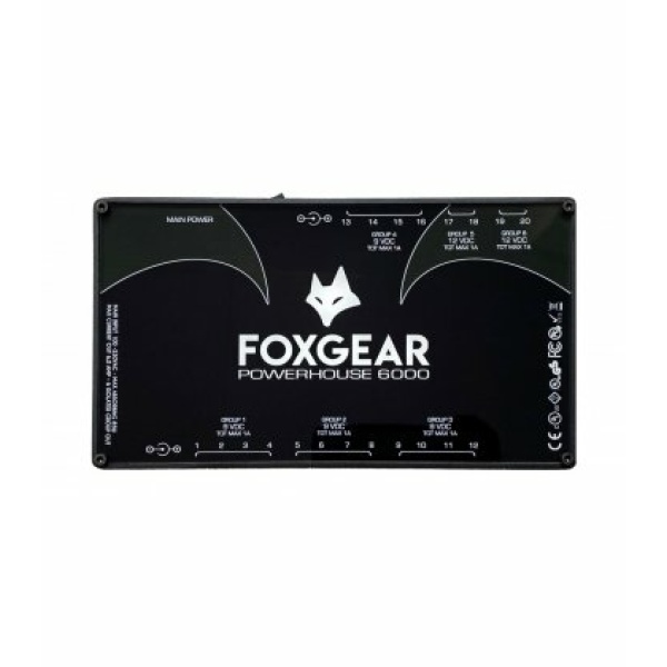 Foxgear POWERHOUSE 6000 - Alimentatore multiplo per pedalboard