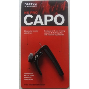 D'addario PW-CP-02 NS PRO BLACK CAPOTASTO