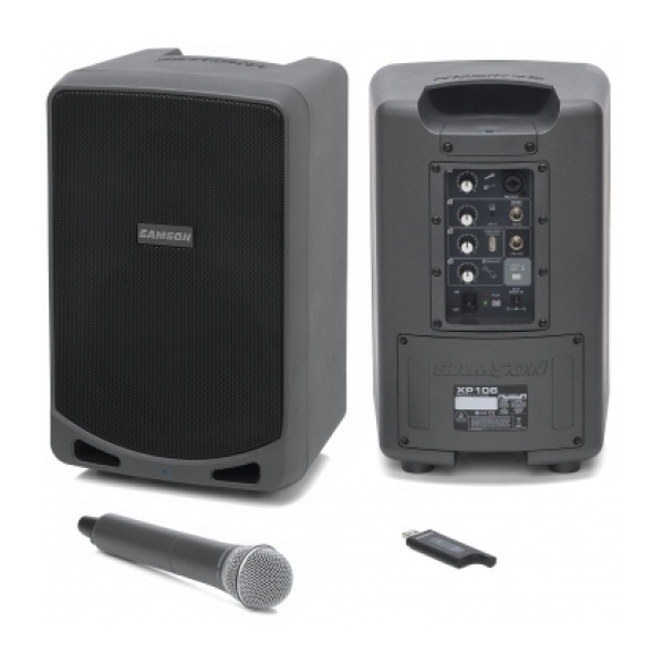 SAMSON EXPEDITION XP106W BT + MICROFONO MANO