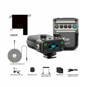 Xvive U5 LAVALIER - Sistema wireless digitale per camera DSLR o Broadcast