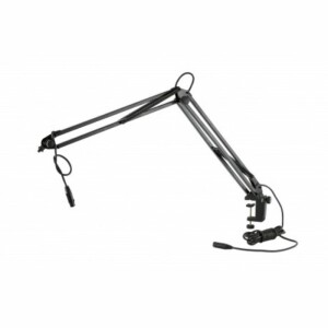K&M Braccio da tavolo per microfono nero 23850-321-55