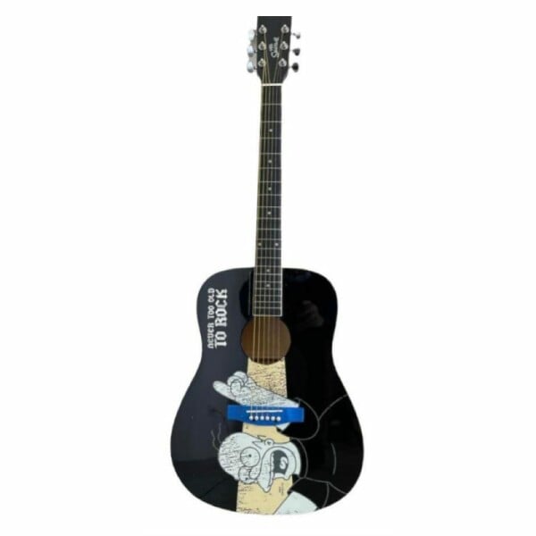SIMPSONS Chitarra Acustica Pack 610000 Nera