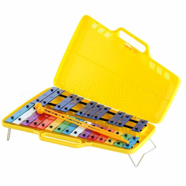 Soundsation SG25N Metallofono Cromatico 25 note Sol2-Sol4 Piastre cromate