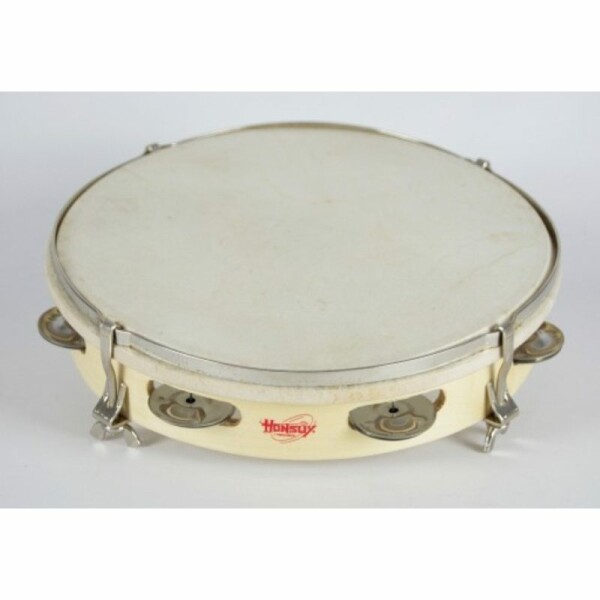 Honsuy 4115 Tamburello cm.25 pelle naturale