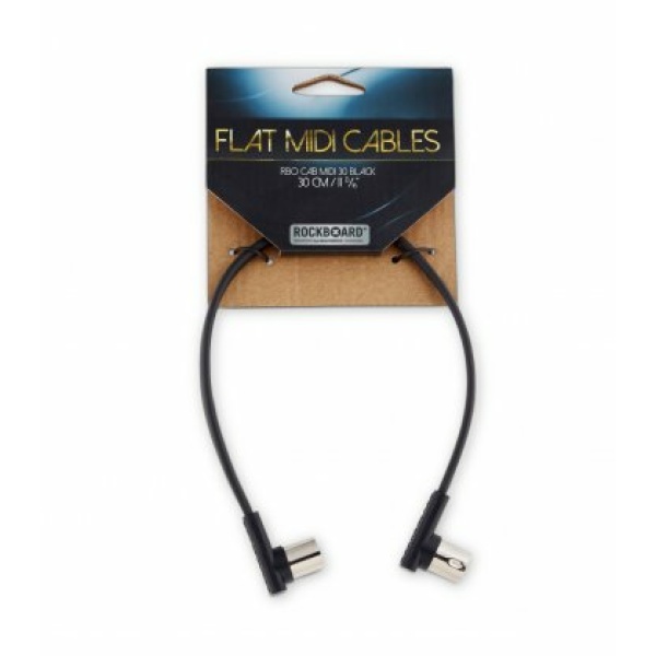 ROCKBOARD RBO CAB MIDI 30 BK FLAT MIDI CABLE BLACK