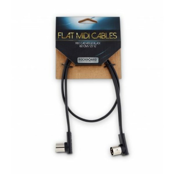 ROCKBOARD RBO CAB MIDI 60 BK FLAT MIDI CABLE BLACK 60 CM.